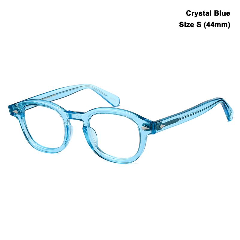 Johnny Depp Lemtosh Brillengestell Herren Damen Luxusmarke Jahrgang Computerbrille Acetat Brillengestell Transparente Linsenbox