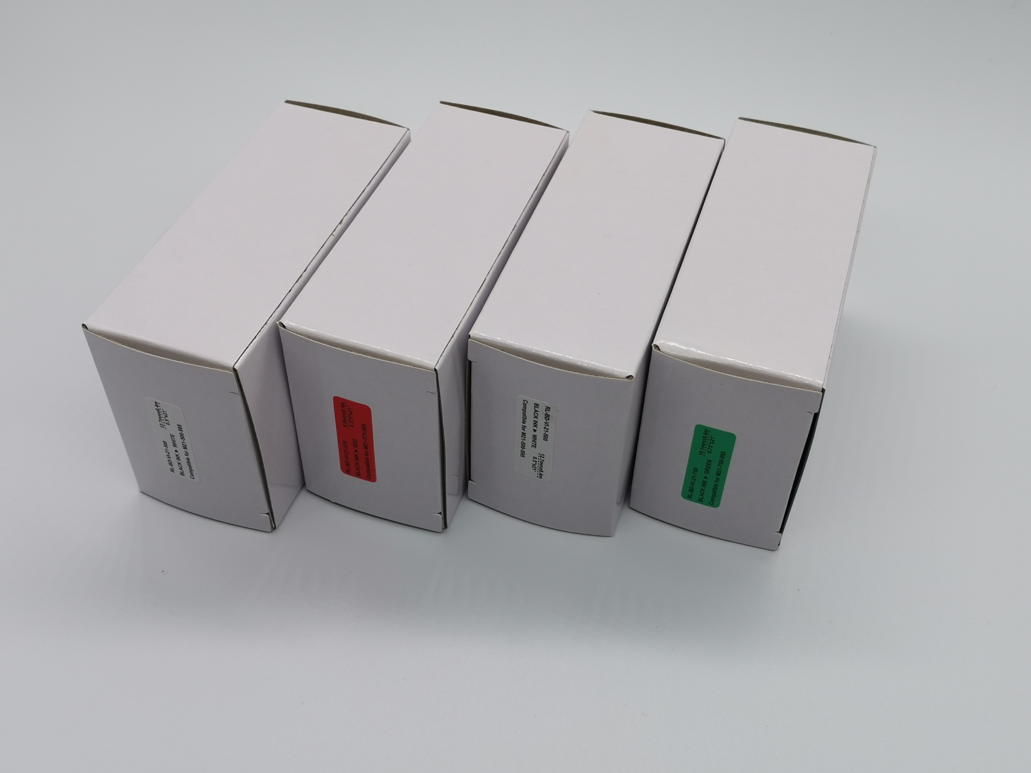 Bmp21 M21-750-499 High Adhesion Label Tape Black On White Nylon film Compatible for BMP21 Plus ID PAL LABPAL Label Maker