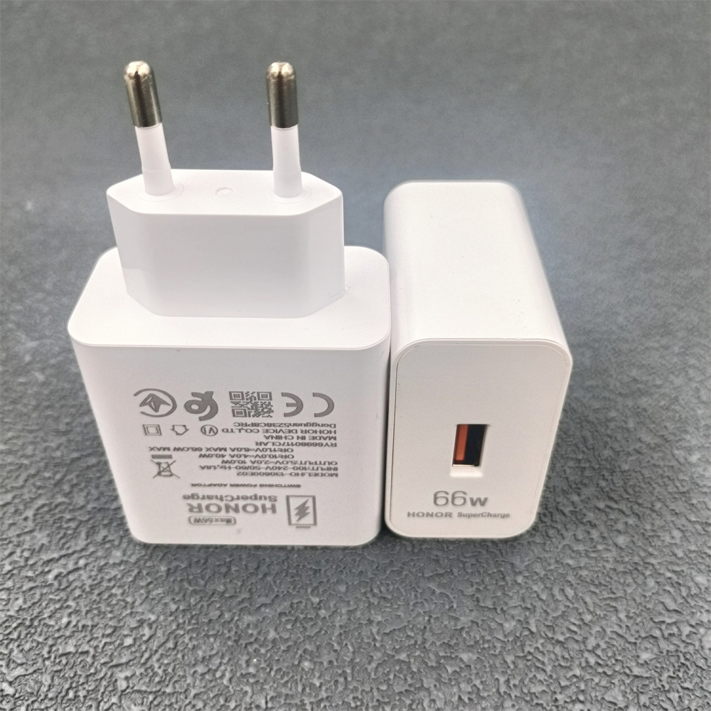 HONOR – chargeur d'origine 66W EU US, adaptateur mural rapide, câble USB 6A pour Honor X9C 90 80 Pro Magic 7 Lite Vs3 V3 V2 Vs2