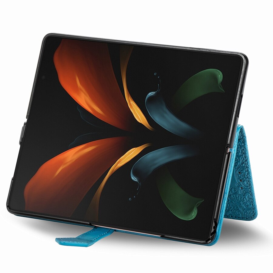 Z Fold3 – Coque de téléphone à rabat en cuir, étui pour Galaxy Z Fold3 5G Fold2 ZFold2 pliable 3 2