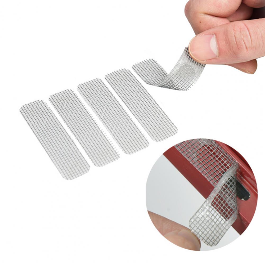 10Pcs Window Patches Self-adhesive DIY Fly Screen Repair Patches for Home Anti-mosquito Flies Door Window Supplies