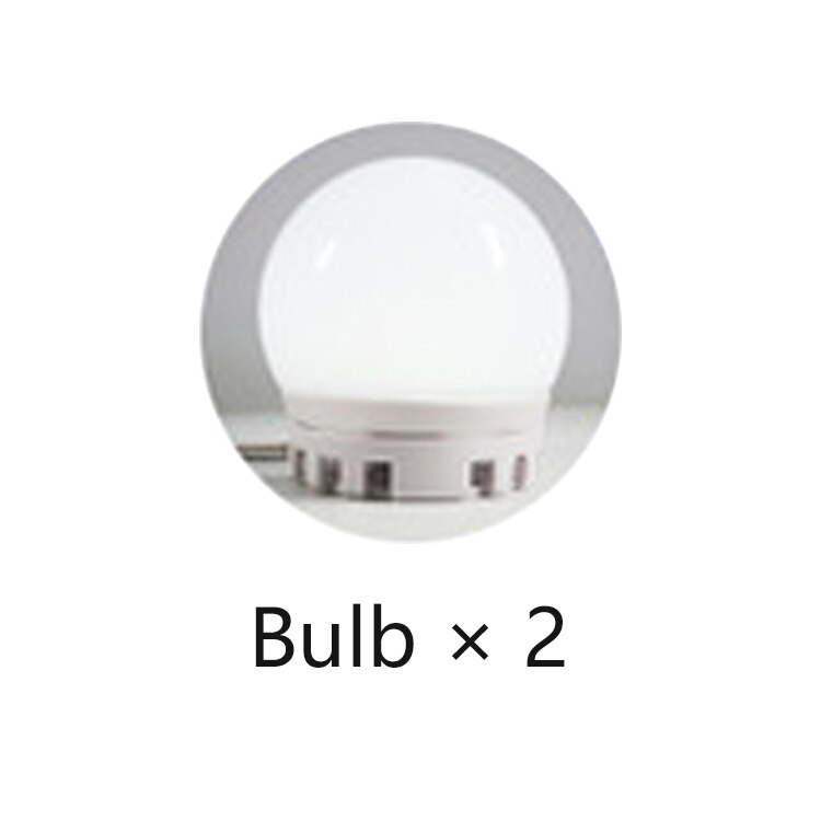 Lustro robić makijażu próżność żarówki doprowadziło trzy lekki kolor kosmetyczny lustro kinkiet zestaw żarówek regulowana jasność łazienka makijaż: 2 bulb