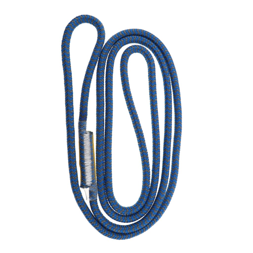 25KN 8mm 100cm Prusik Knoten Reibung Hitch Seil Schleife für Baumpfleger Klettern Höhlenforschung Ziplining: Blau