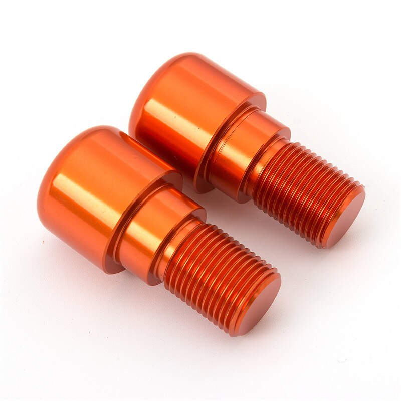 For Yamaha YZF R6 1999-2005 2001 2002 2003 2004 Motorcycle Handlebar Grips Bar Ends Sliders Cap Plug Grips R6S 2006 2007 08: Orange