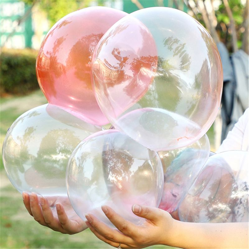 Magic Bubble Lijm Speelgoed Blazen Kleurrijke Bubble Bal Plastic Ballon Zal Niet Burst Veilig Voor Kinderen Jongens Meisjes