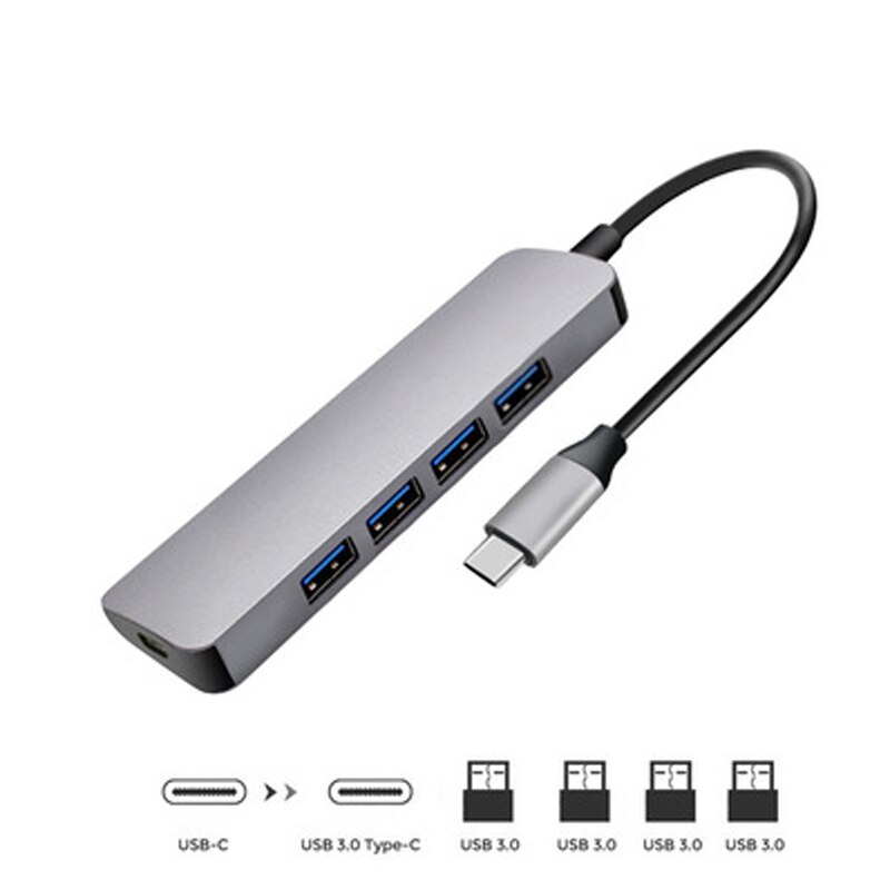 Multi-funzione di Tipo-C dock Tipo-C a HDMI video ad alta definizione di interfaccia/USB3.0 Porta/Porta PD per PC/Notebook con il Tipo-c