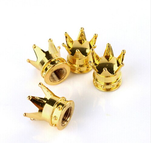 4Pcs Bicycle Tire Valve Caps Dice Ball Star Crown Shape Bike Tyre Wheel Stem Air Valve Cap Auto Truck Airtight Caps: 1