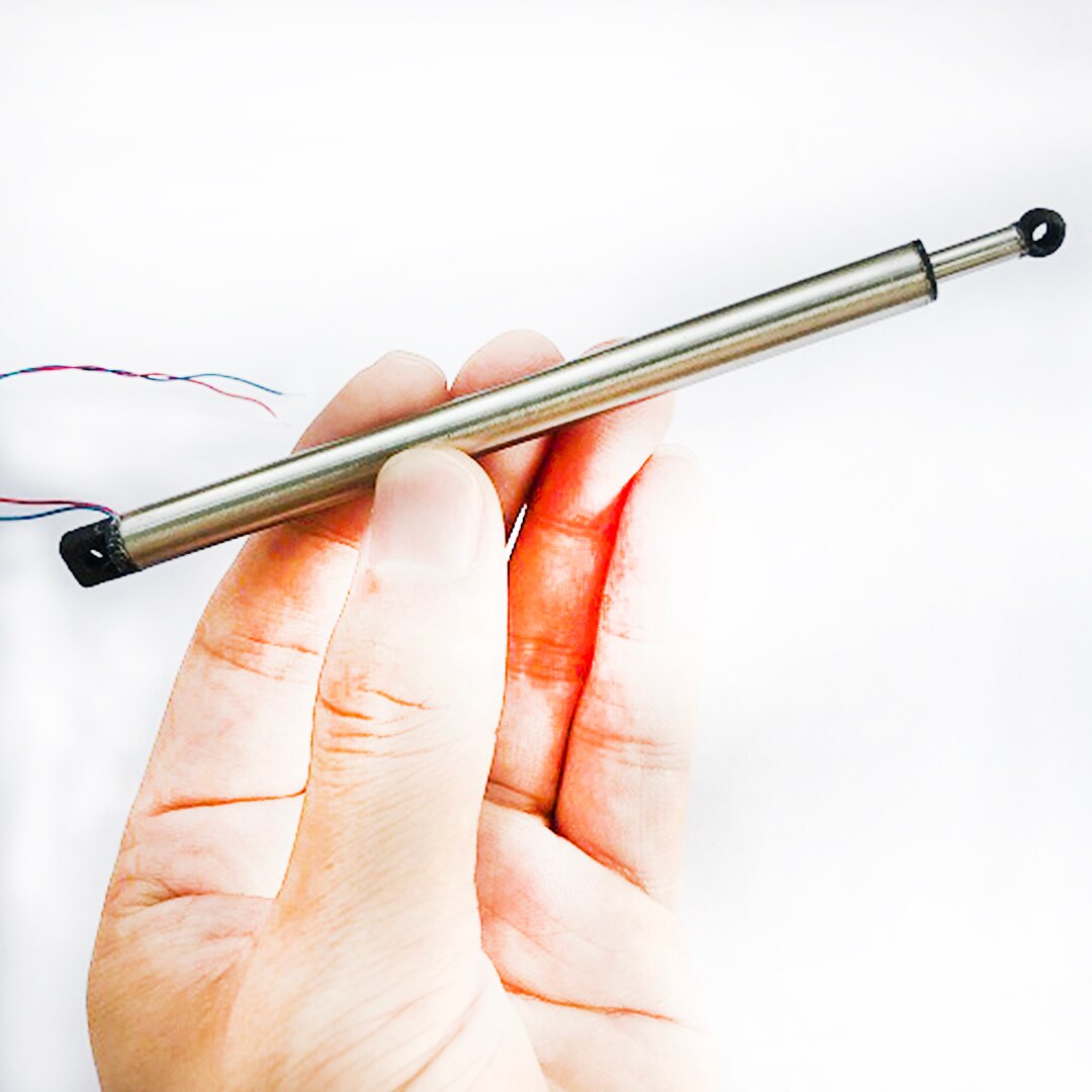 DC 3V 5V Mini Electric Linear Actuator Micro Lift Telescopic Rod Wireless Control Remote Lift Rod Linear Motor