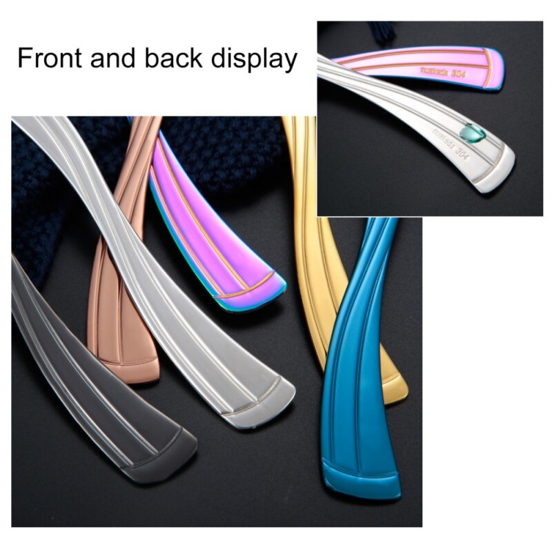 Thee gemalen koffie schepjes met zakje clip afsluitpoeder drinkgerei gereedschap multifunctionele roestvrijstalen voedsellepel melk