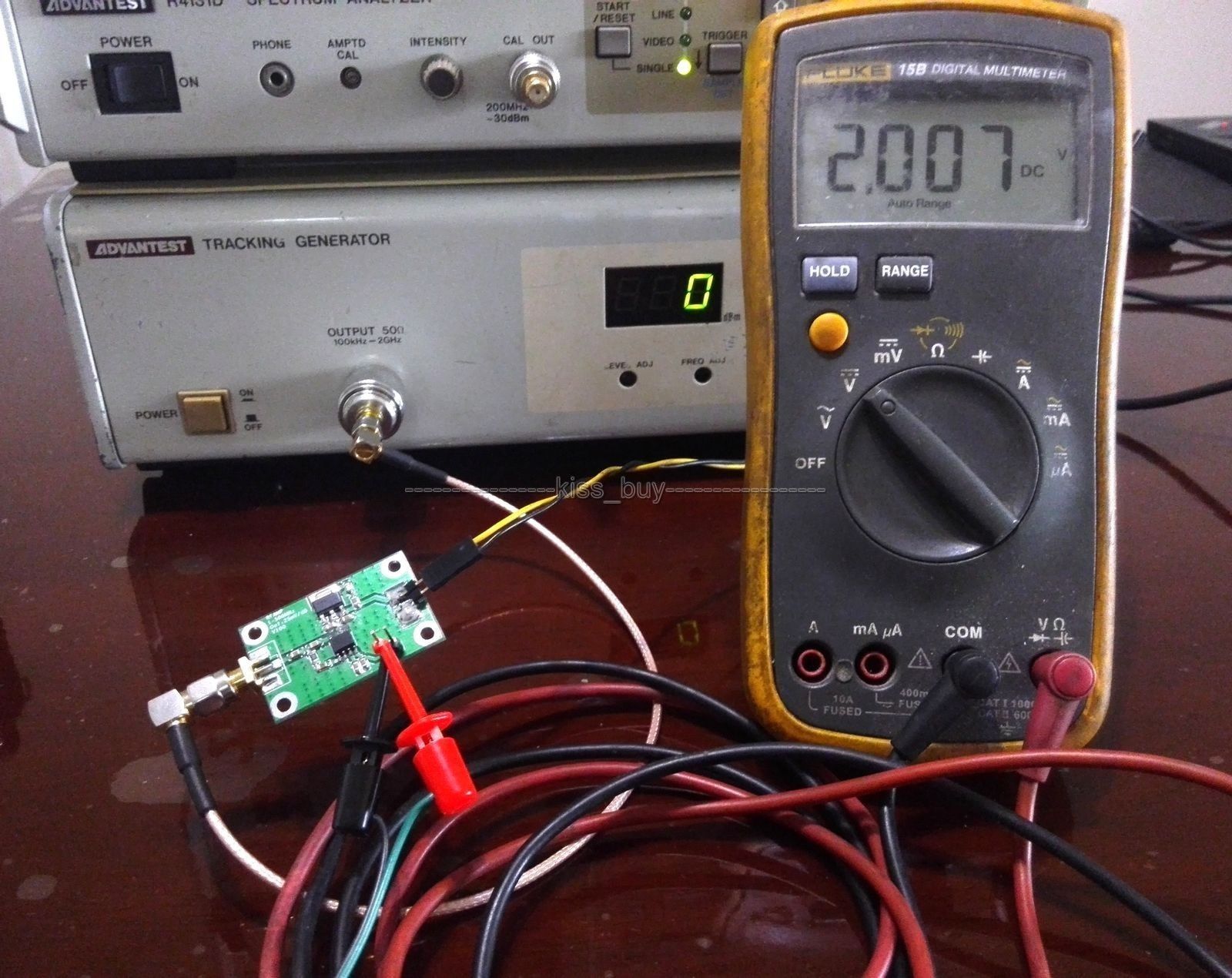 RF Power Meter HF UHF Signal 1-500Mhz -74dbm to +18dBm Logarithmic Detect