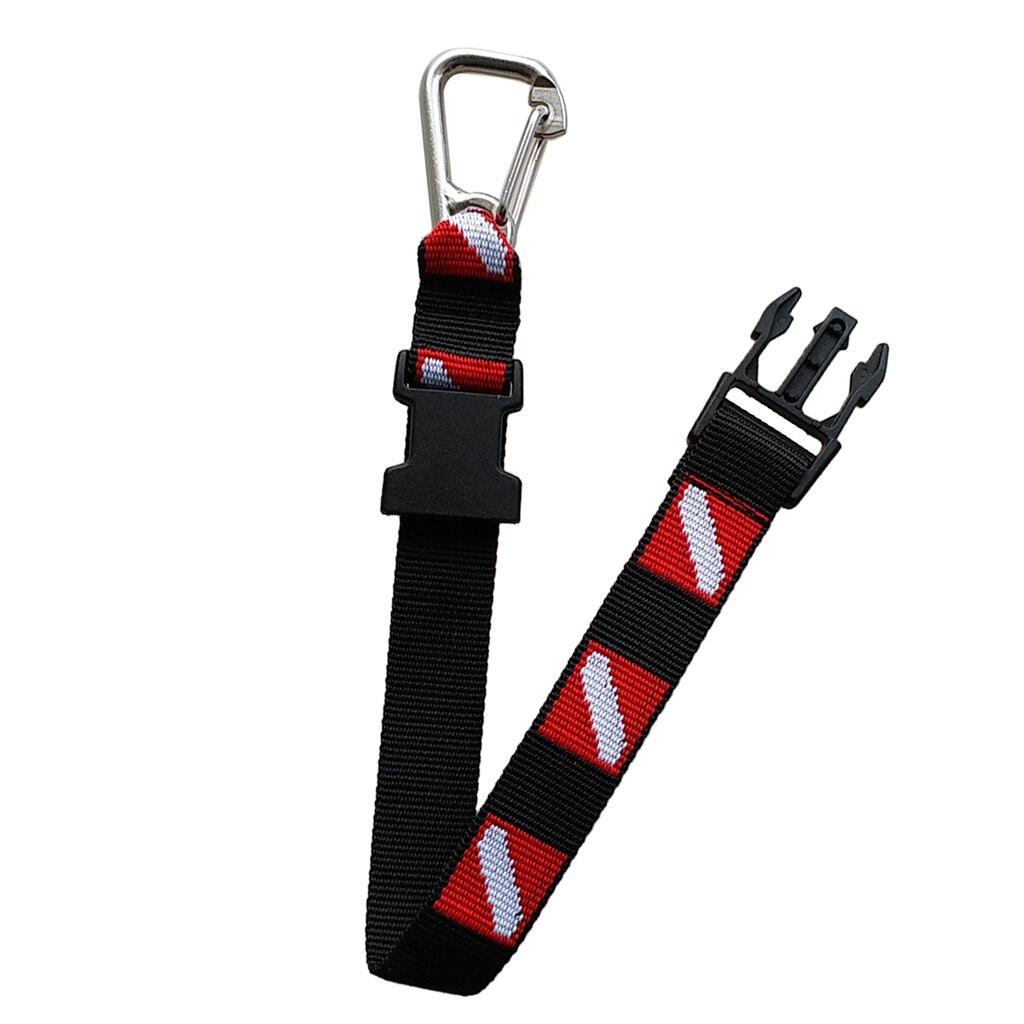 Perfeclan Durable Scuba Diving Fin Mask Gear Holder Keeper Lanyard Strap Safety Clip Scuba Dive Gear Holder Lanyard: HY15 