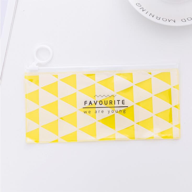 1 stück Neue Korea Schule Schreibwaren SchöNe Nette Kawaii Kreative PVC Umschlag Zu Empfangen Beutel Frische Transluzenten Ordner: A