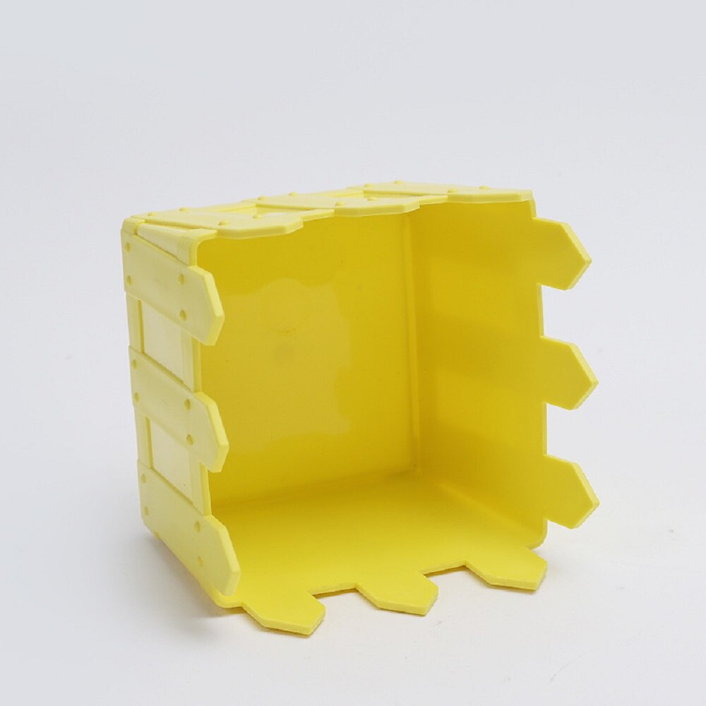 1Pcs Wooden trough flower pots gardening decoration succulent flower pot resin plastic small flower pot