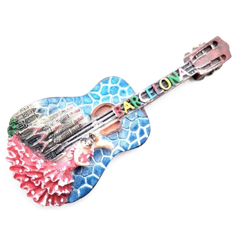 3D Resin Fridge Magnet Taiwan Brazil Chile Spain Tourist Souvenir Refrigerator Magnetic Decals Sticker DIY Home Decoration