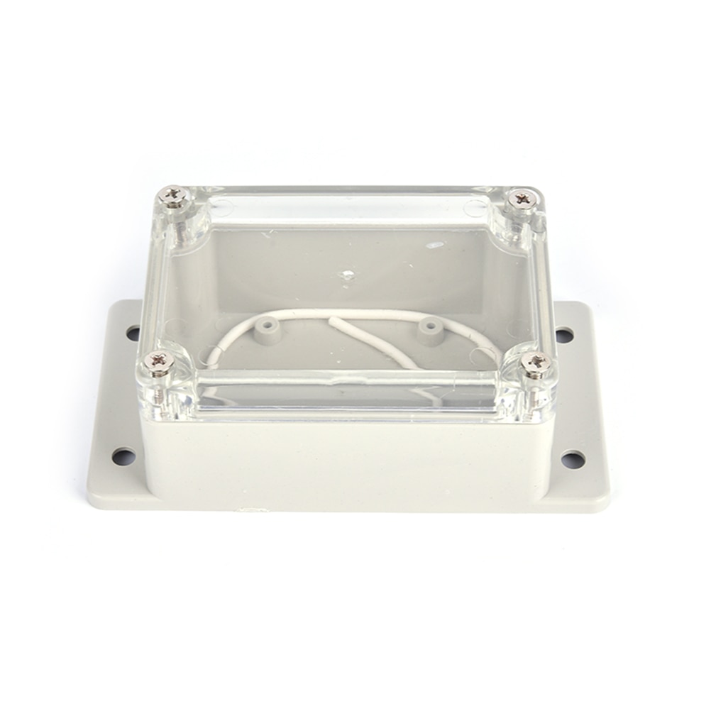1Pc 100*68*50 Small Electronics Enclosure Clear Plastic Enclosure Waterproof Junction Box Switch Box DIY PLC Project Box