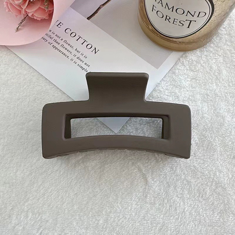 1 Uds. Pinzas en forma de garra para el pelo para mujeres y niñas, pinzas para el pelo de cangrejo antideslizantes, horquillas sólidas, accesorios para el cabello a la ,: YELLOW