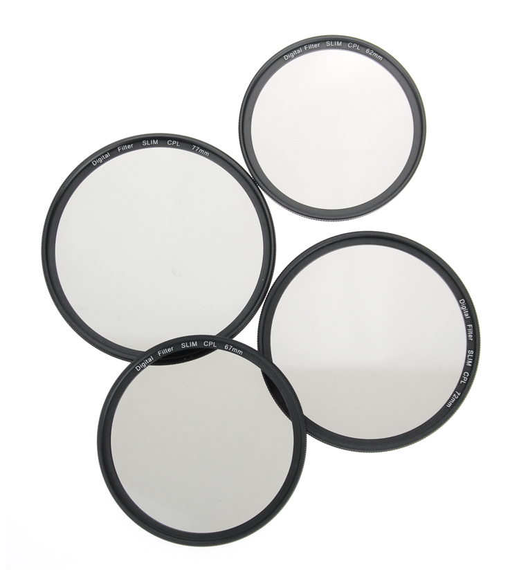 HD Ultrathin Polarizing Filter Photography 58mm SLR Camera Slim CPL polarizing filter