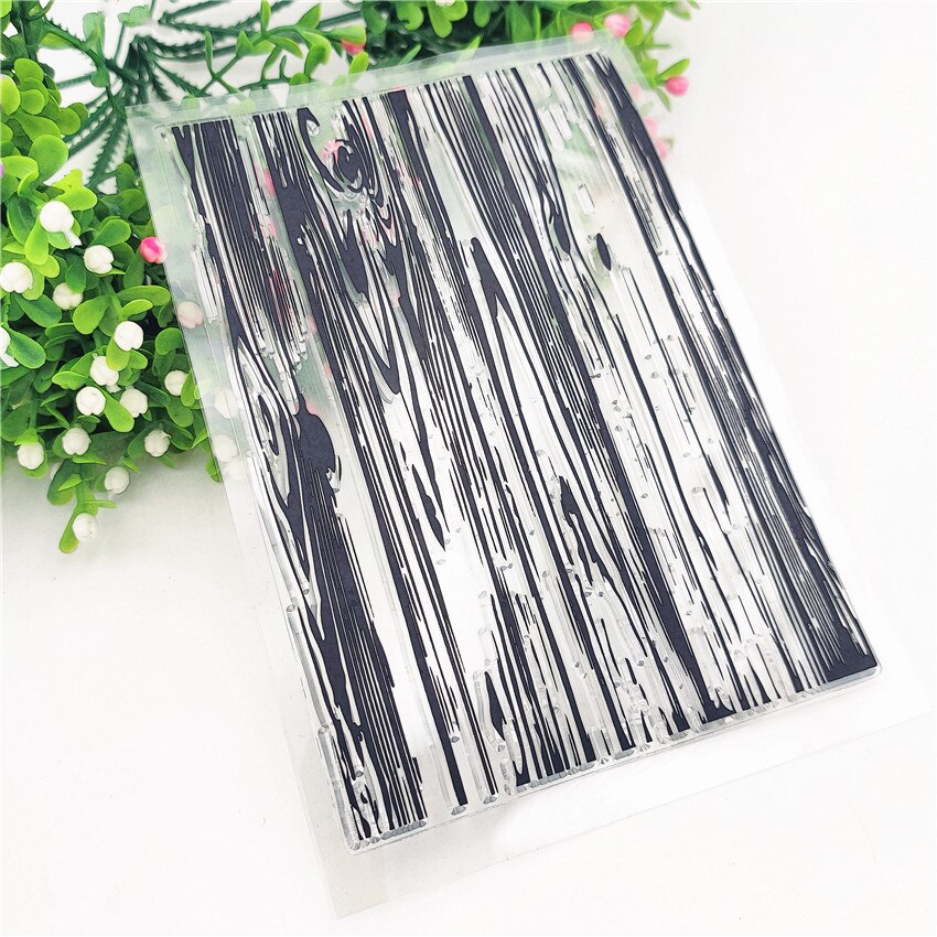 Wood grain Transparent Clear Stamps / Silicone Seals Roller Stamp for DIY scrapbooking photo album/Card Making