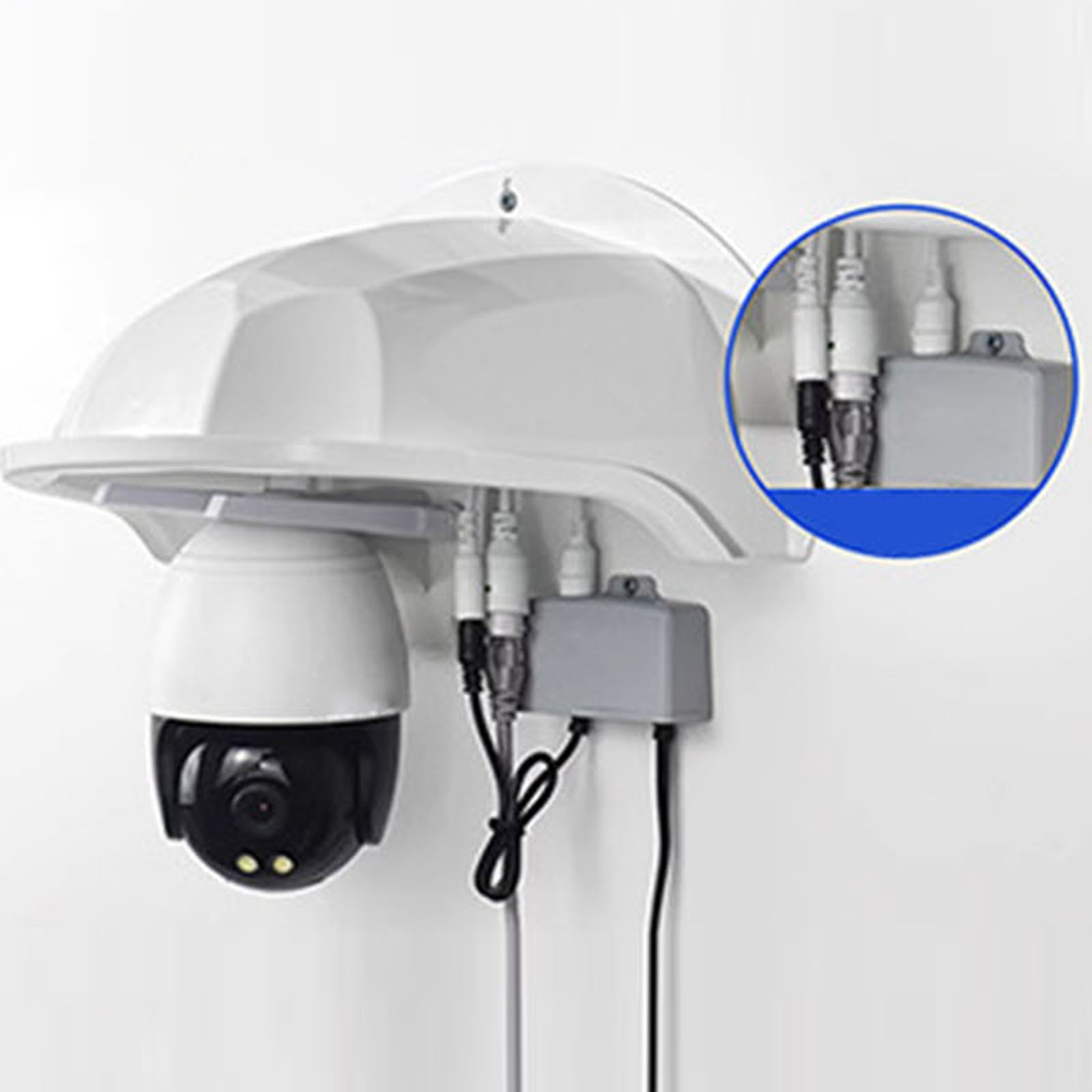 NONDK Pare-Pluie Pour Caméra De Sécurité – Couvercle Protection Étanché Extérieur, Boîtier Anti-Pluie/Poussière/Neige Pour Caméra Surveillance