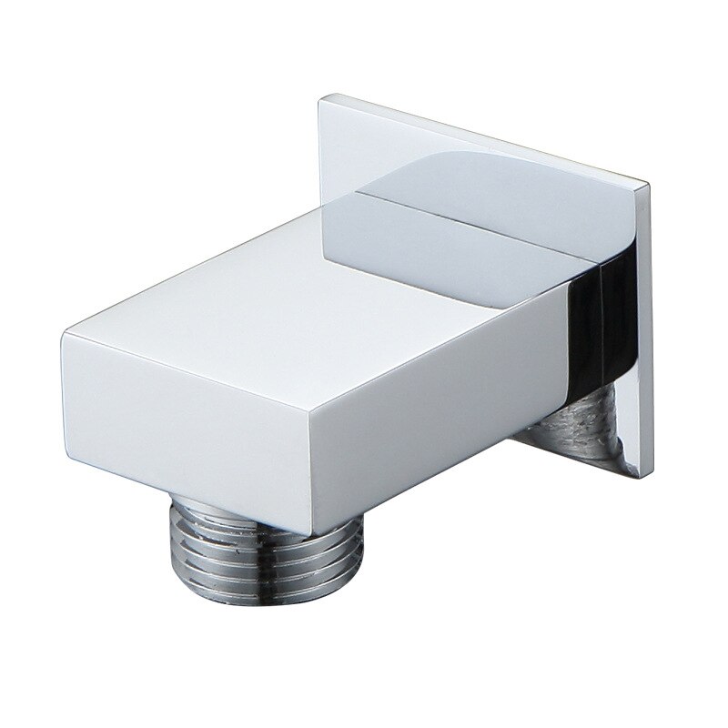 Brass Wall Mounted Hand Held Shower Holder Shower Bracket & Hose G1/2" Connector Wall Elbow Unit Spout Water Inlet Angle Valve: A011-4