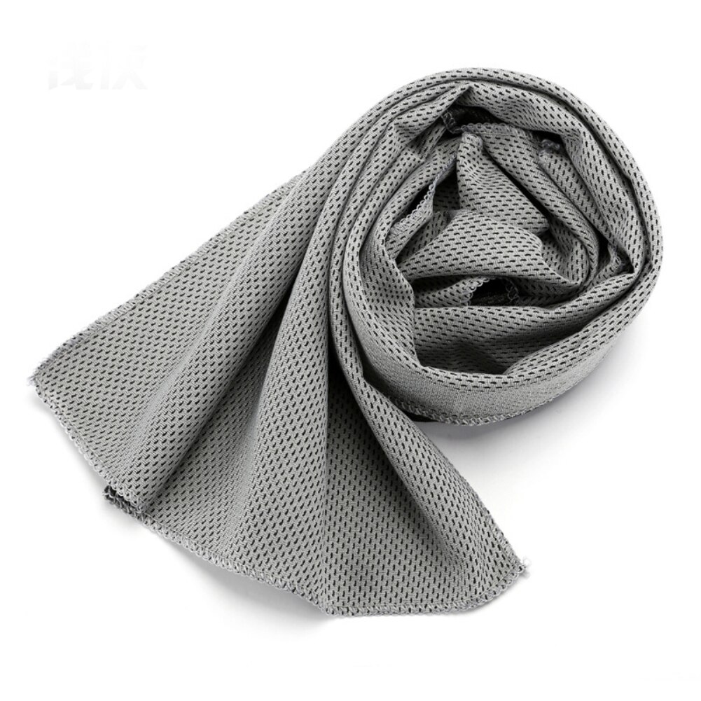 Microfiber Sport Handdoek Snelle Koeling Ice Gezicht Golf Handdoek Sneldrogende Strand Handdoeken Zomer Blijvende Instant Chill Handdoeken: Grey