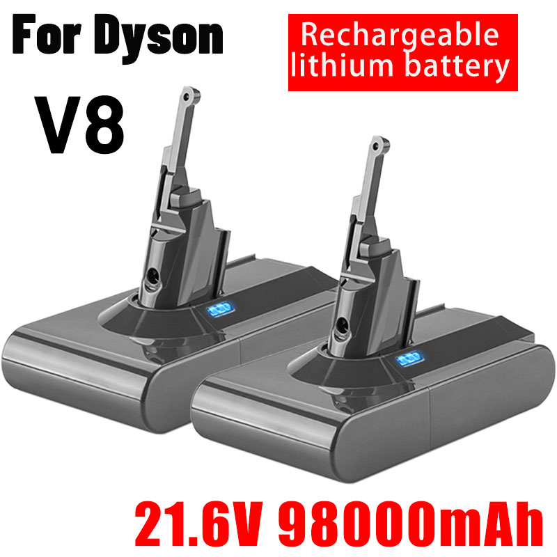 Dyson V8 21.6V 98000mAh Replacement Battery for Dyson V8 Absolute Cord-Free Vacuum Handheld Vacuum Cleaner Dyson V8 Battery