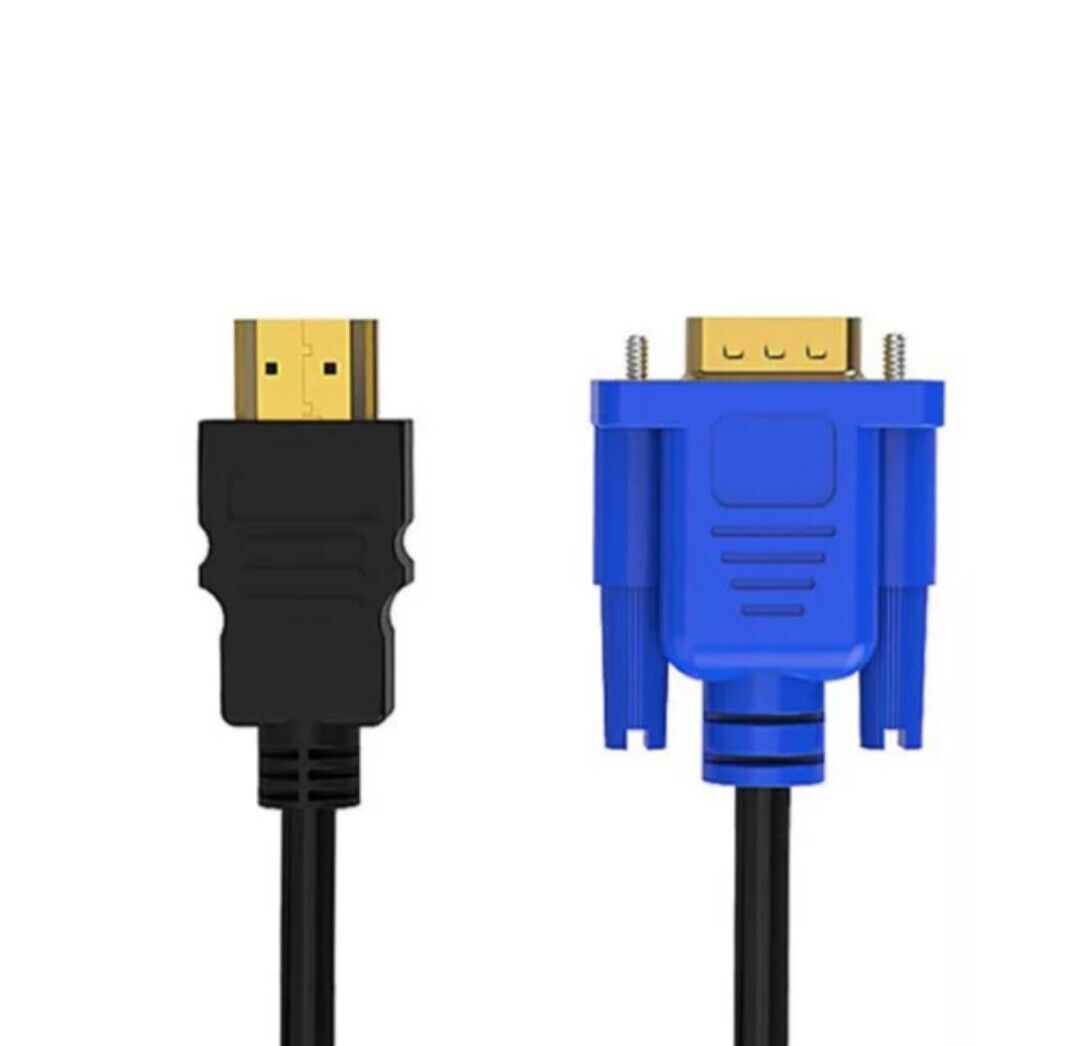 High-Definition Connector 1.8 Meter Veelzijdige Hdmi Naar Vga Mannelijke D-SUB Video Adapter Kabel Lead Adapter Voor Tv computer Monitor