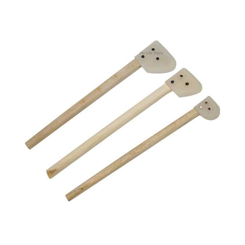 Pottery Tools Wooden Long Handle Blank Elongated Pot Auxiliary Ceramic Bottle DIY Hand Elongated Smooth Modeling Tool