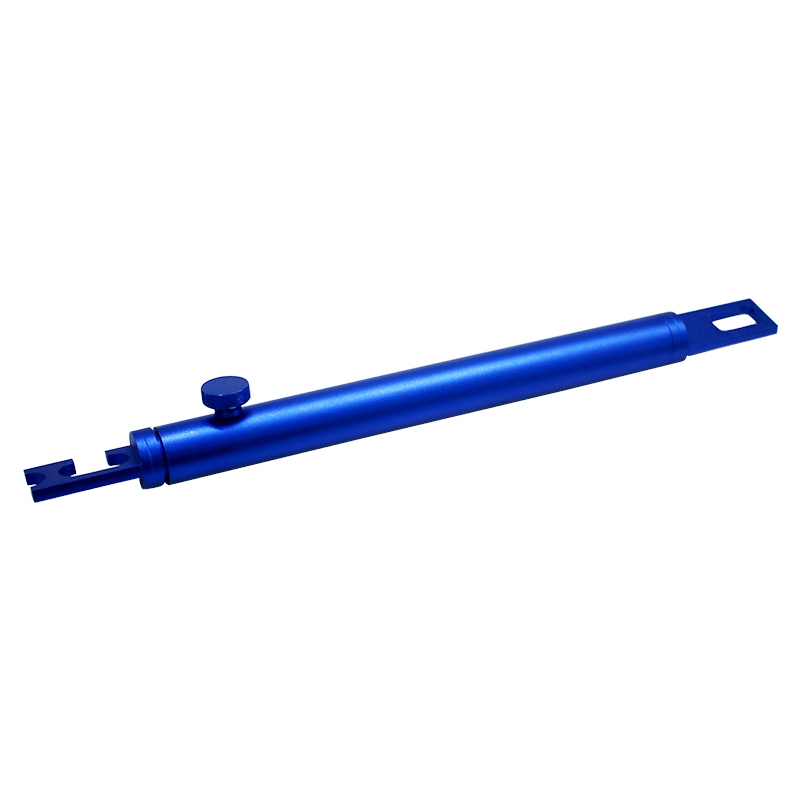 Stützstange zum Polieren von Autos, 32–48 cm, einziehbare Aluminium-Haltewerkzeuge für Fahrzeug-Kofferraumdeckel, Türbefestigungswerkzeuge: Blau