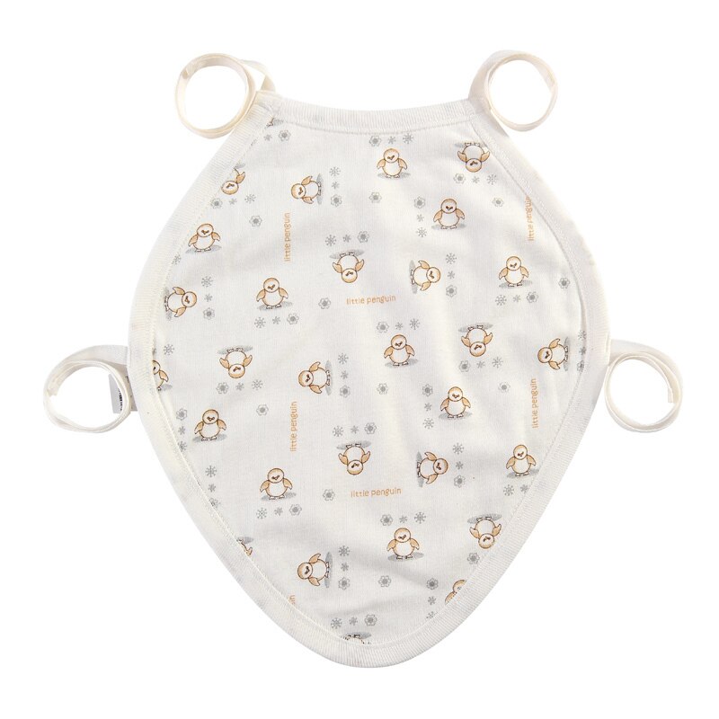 Accessorio del bambino Del bambino pettorina rutto con la Cinghia per il Nuovo nato Tute Del bambino Del Cotone Bavaglini Alimentazione Del bambino per I Bambini Del bambino in 100% Cotone: pinguino