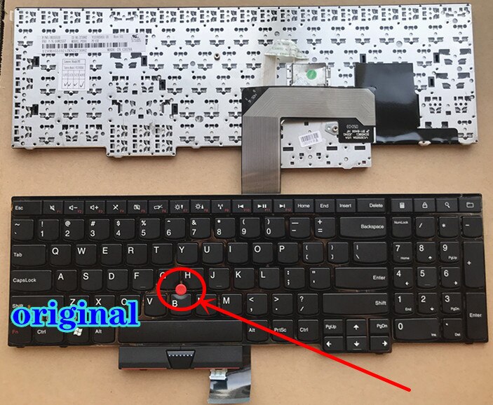 Keyboard With the Number Keys for 15.6 inch Lenovo IBM ThinkPad Edge E530 E530C E535 E545 series Black US Layout: OEM