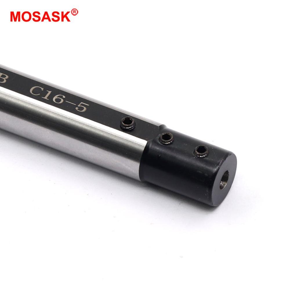 Moask 1 Uds 12 16 20 mm CNC pequeño ranurado torneado portaherramientas roscado mecanizado herramienta manga