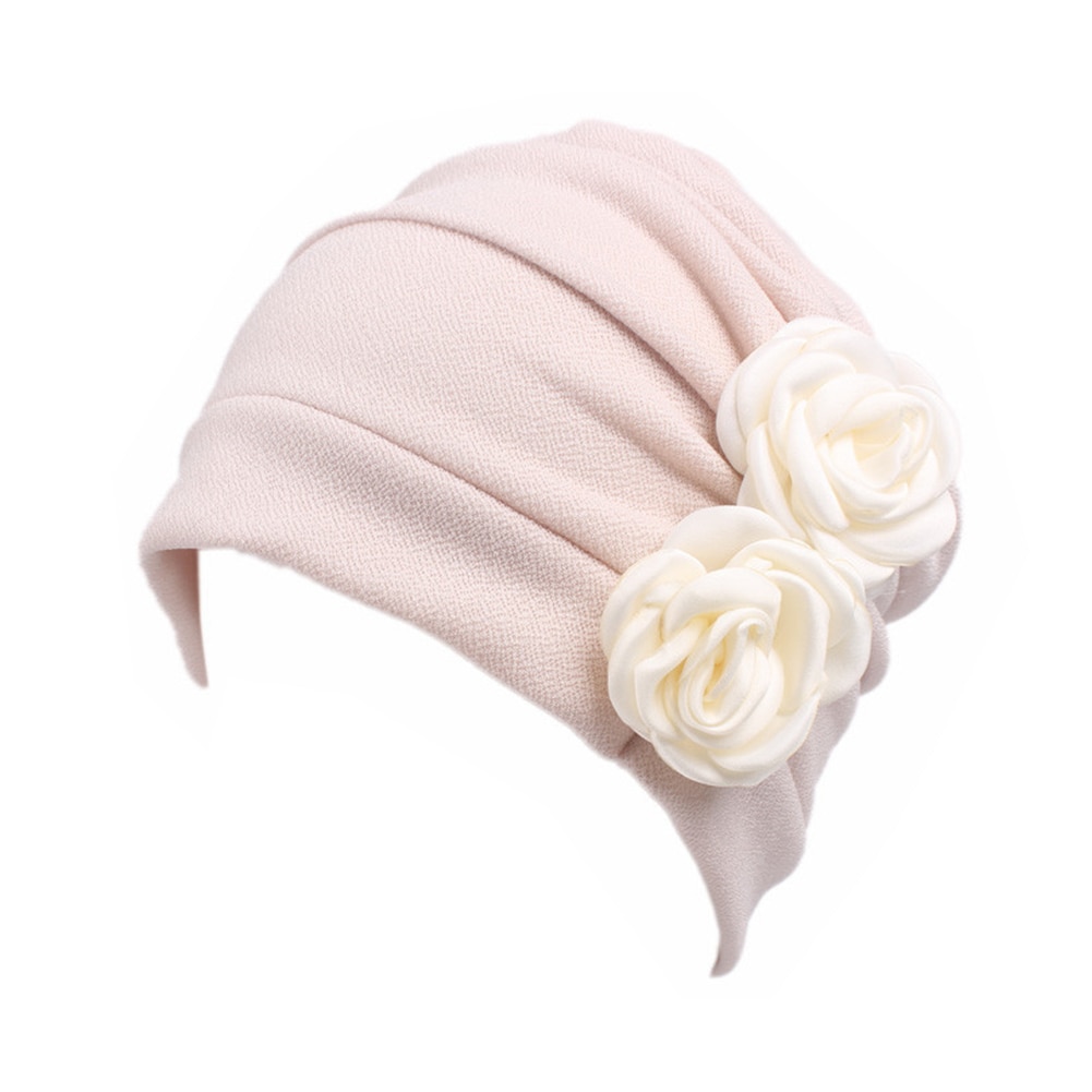 Kvinder hårtab western stil flæse kræft hat behageligt tilbehør afslappet blomstermønster blød hue kemoterapi kasket solid