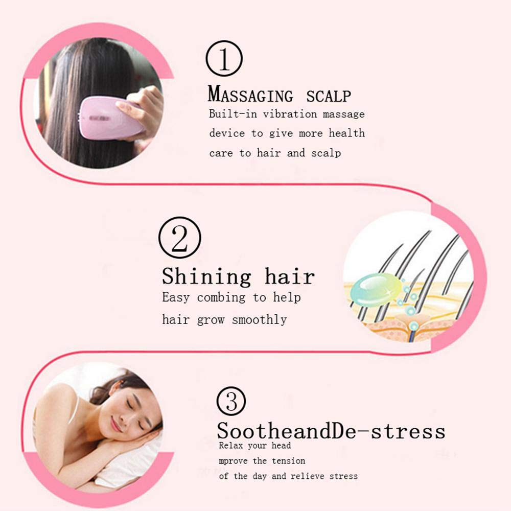 Portable Electric Hair Ionic Brush Steam Spray Comb Fast Hair Straightener Negative Ion Comb Anti Hair Loss Scalp Massage Comb