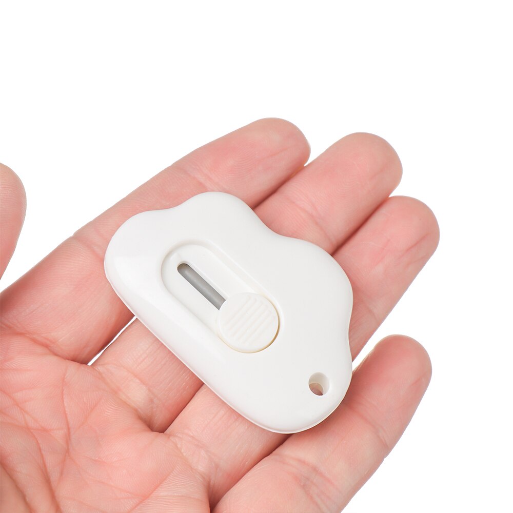 2Pcs Mini Utility Knife Cloud Shape Cutter Cutting Letter Envelope Opener Mail Knife School Office Supplies Utility Knife