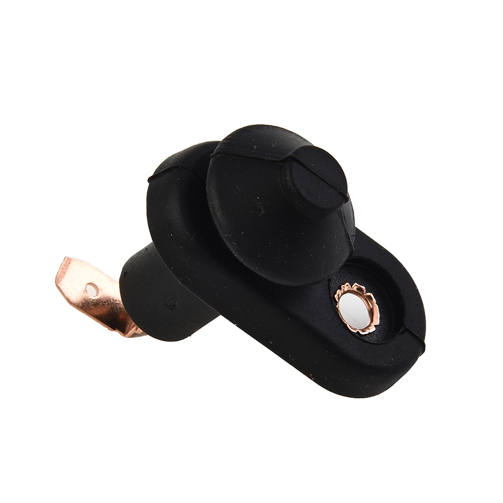 Lampe de porte intérieure de voiture noire universelle, bouton de véhicule, interrupteur d'éclairage de porte, 4 pièces