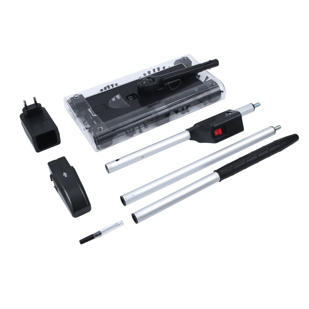 Multifunctional Electric House Swivel Cordless Cleaner Automatic Home Cleaning Machine Black Easy Operate