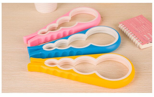 Lid Jar Opener 4 In 1 Handy Screw Cap Jar Openers Multi Purpose Can Opener Bottle Lid Grip Wrench Bottle Kitchen Gadgets: Yellow