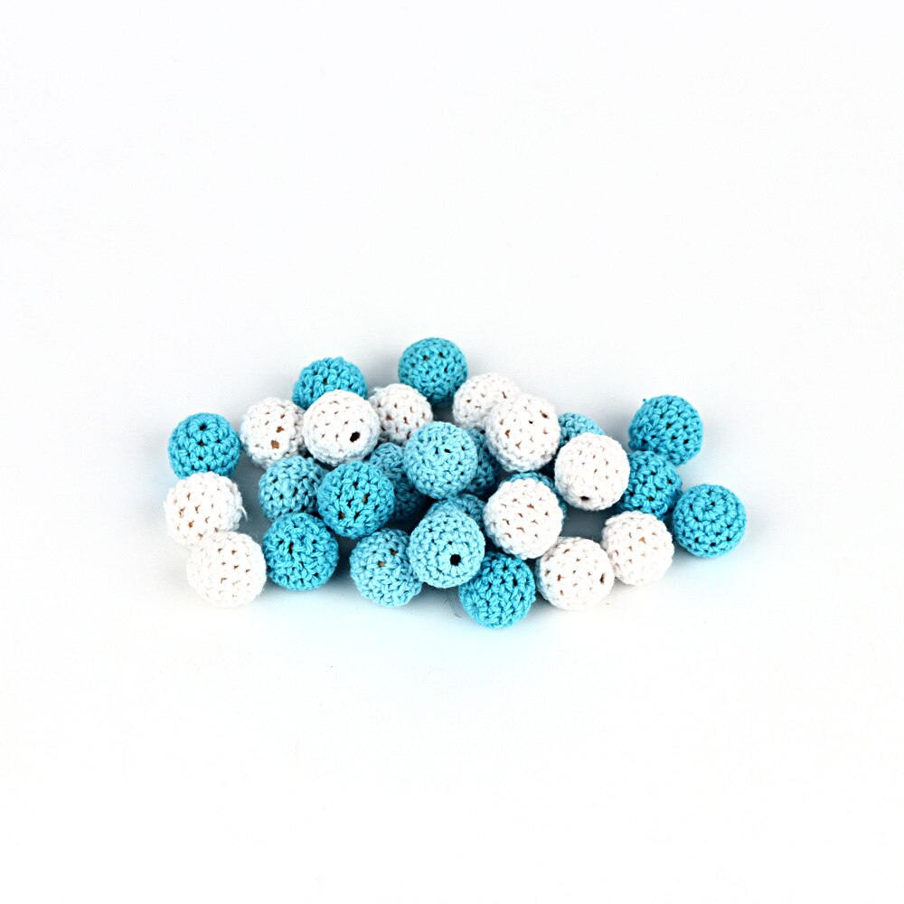Tyry .hu 30 st naturliga träpärlor runda 16mm tuggbara tand ammande virkade pärlor barnbitning bitring leksaker baby shower