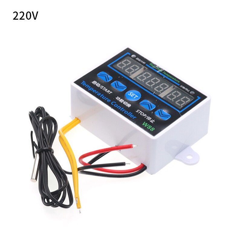 12V 220V LED Digital Temperature Controller Thermostat Thermoregulator Sensor Meter Incubator Fridge Heating Cooling: 220v