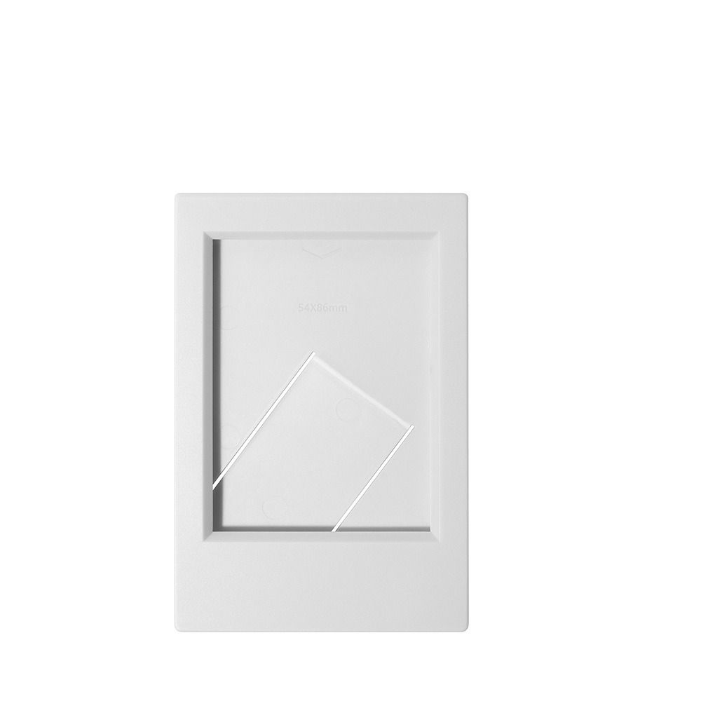 3 inch Vertical Photo Frame Colorful Mini Film Frame Instant Film Camera Picture Holder Art Photo Display Desktop Decor: Light Grey