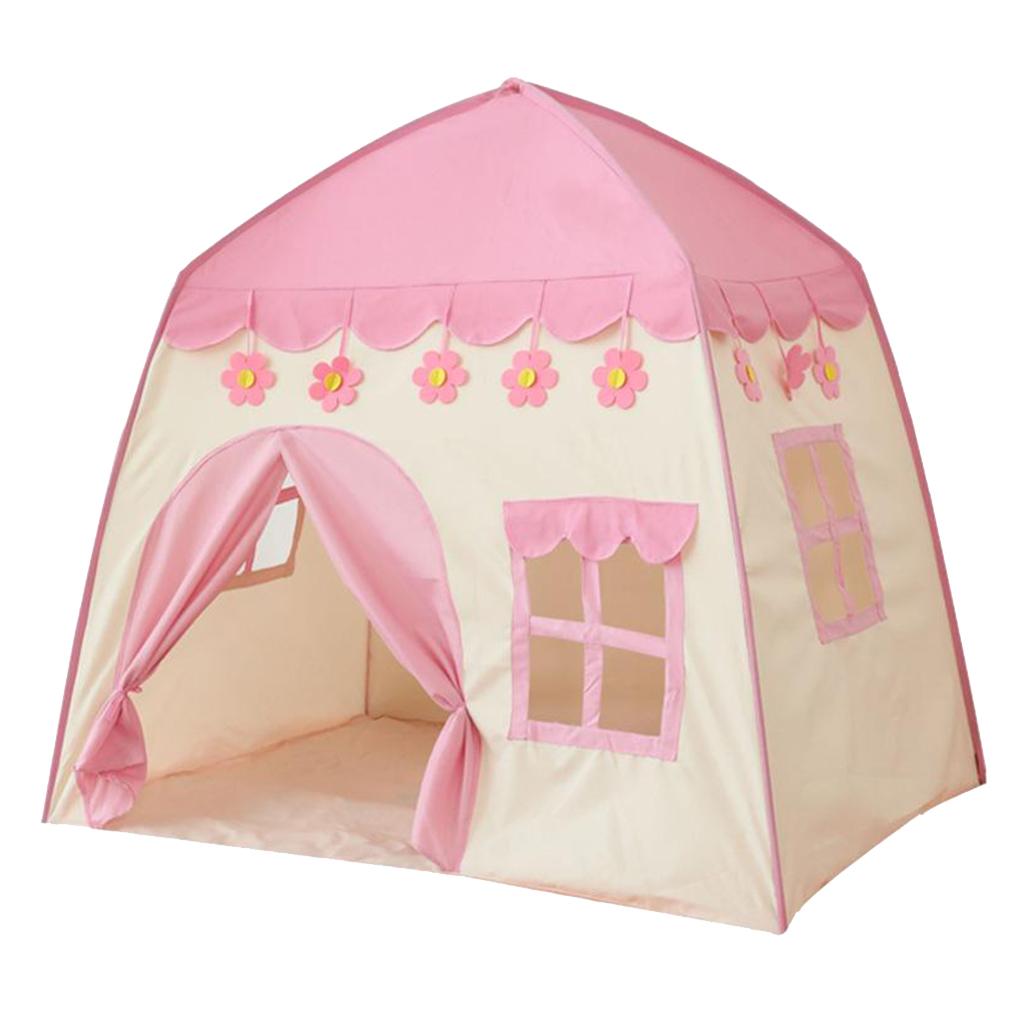 Opvouwbare Kind Kids Play Tent Grappige Baby Tenten Kasteel Huis Tuin Speelgoed: Pink