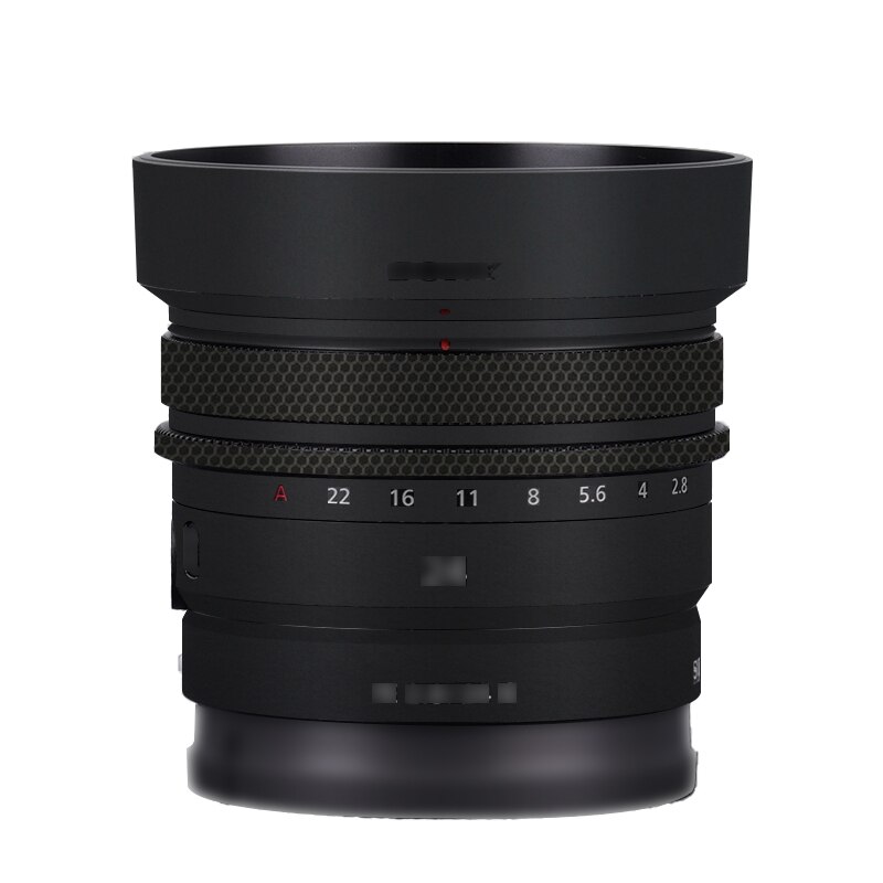 24 2.8g / FE24 F2.8G obiektyw winylowa tablica naścienna skórki Wrap pokrywa dla SONY FE 24mm f/2.8G (SEL24F28G) obiektyw Premium naklejka: Matte Black