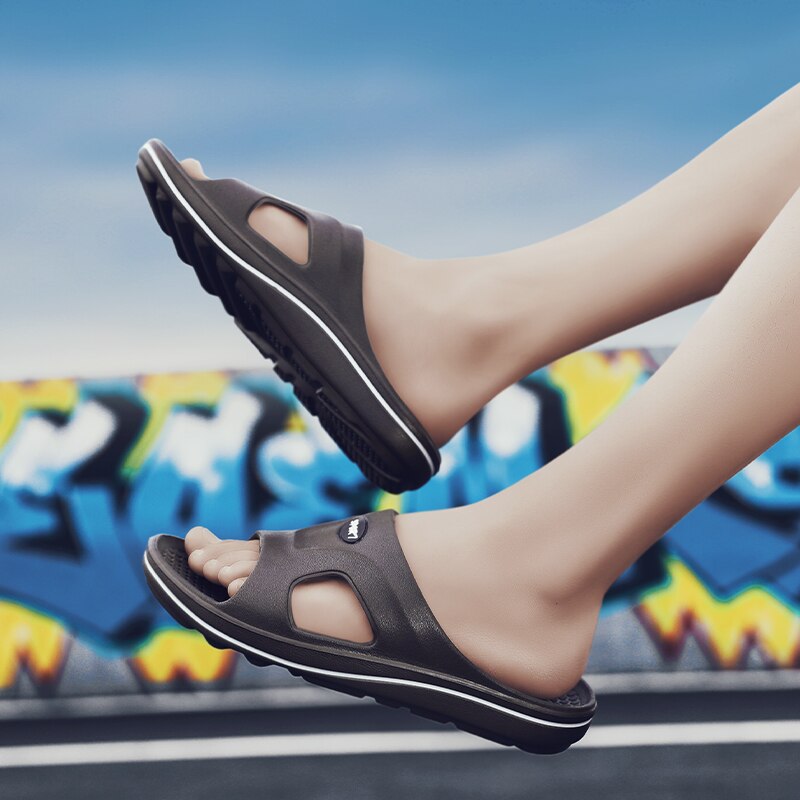 Zomer Mannen Slippers Strand Sandalen Anti-Slip Zapatos Hombre Casual Schoenen TX232