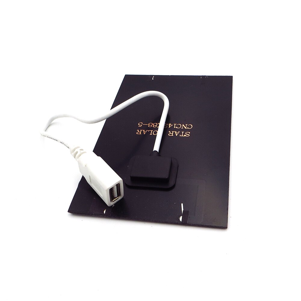 Fast Solar panel USB Charger 2W 5V Portable Solar cell Climbing Fast Charge PolysiliconTablet GeneratorTravel