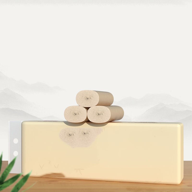 12 Roll Paper Tissue Papieren Handdoek Roll 12 Roll Packs Keuken Wc Papier 4 Layer Verdikte Huishoudelijke Papier thuis Tissue