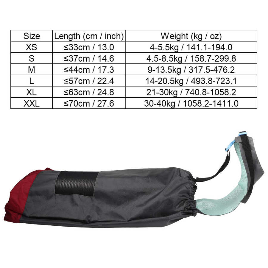 Pet Drag Bag Disabled Paralyzed Pet Dog Protect Bag Anti-scratch Wheelchair Auxiliary Project for Chest Limbs of Disabled Pets