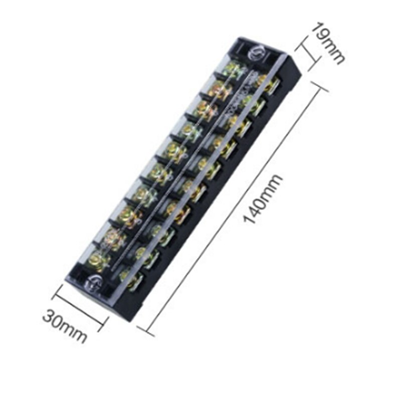 1pcs TB2510 terminal block (current 25A600V 10 bit) wire connector terminal block