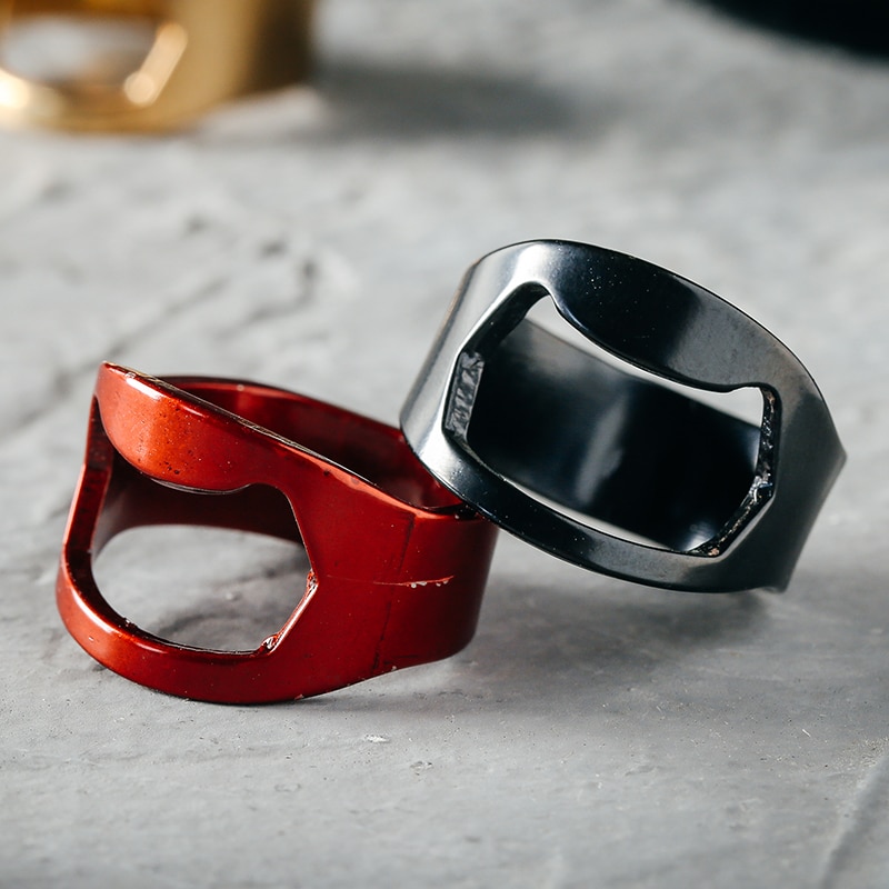 Edelstahl Kreative Bahre Öffner Finger Ring Ring-bilden Bahre Flasche Öffner Vielseitig Küche Bar Werkzeuge Durchmesser 22mm
