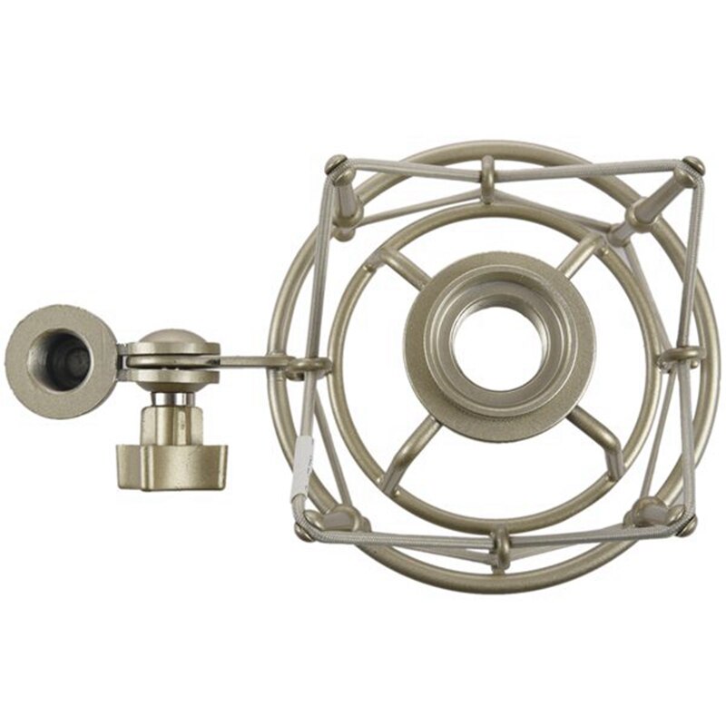 Opnamestudio metalen schokdemper clip ophanging spinnen beugel microfoonstandaard voor broadcast microfoonhouder (convex)